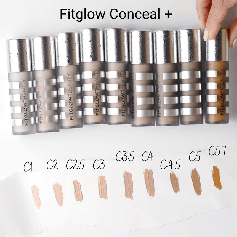 Fitglow Conceal+ Swatches