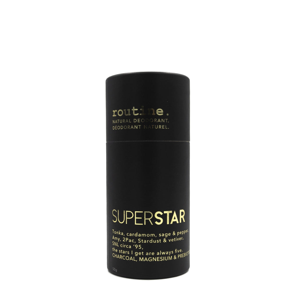 Routine Superstar Deodorant Stick with Activated Charcoal